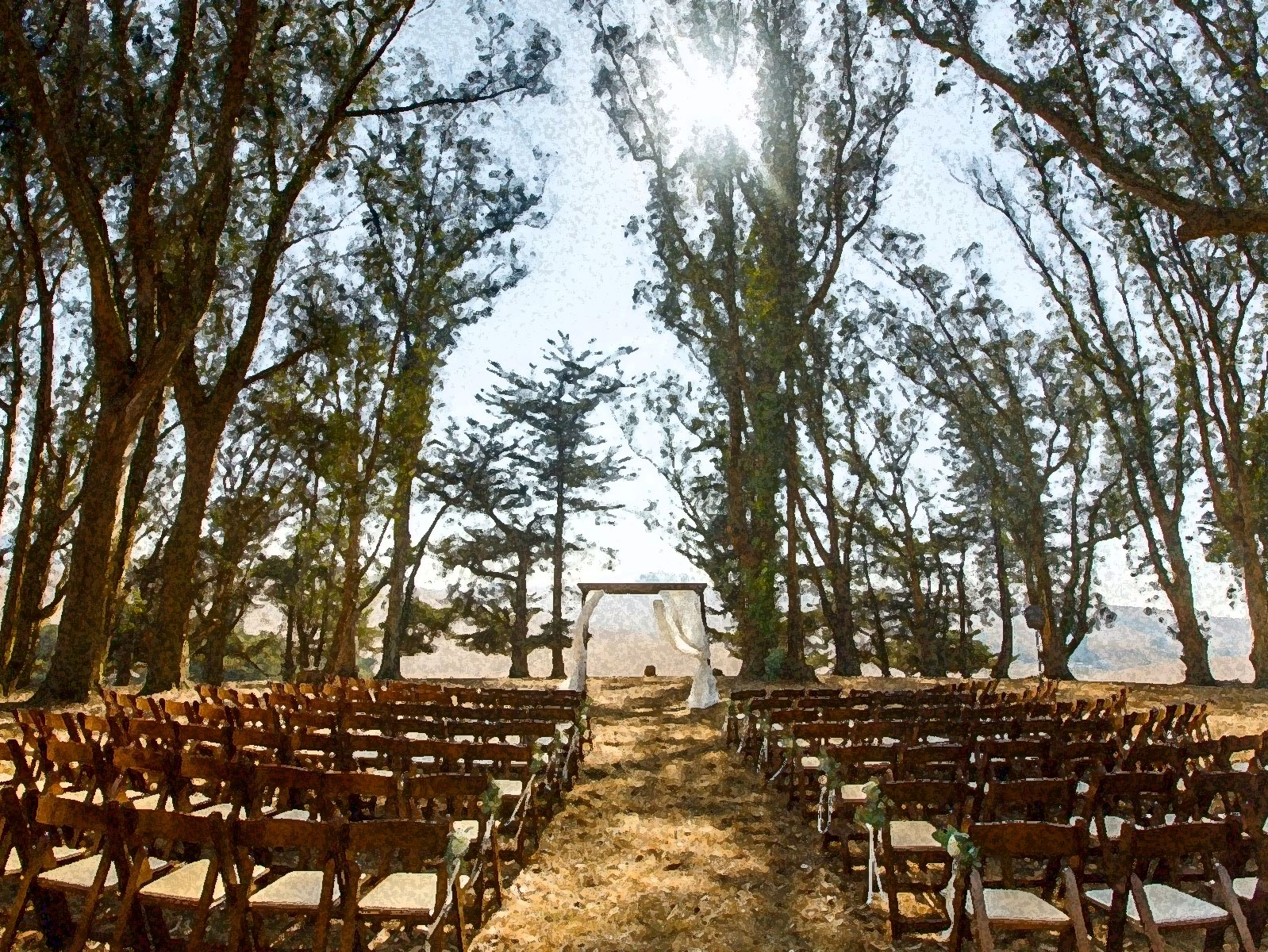 Stemple Creek Ranch Outdoor Luxury Wedding Venue in a Forest